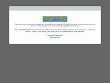 Tablet Screenshot of panforex.com